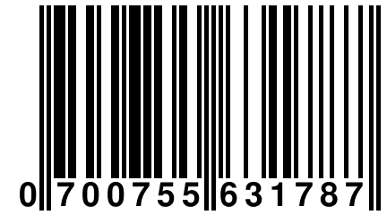 0 700755 631787