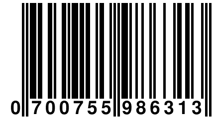 0 700755 986313