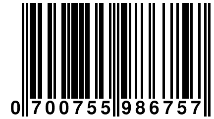 0 700755 986757