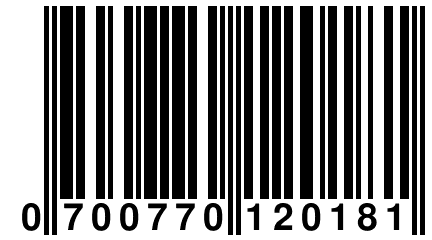 0 700770 120181