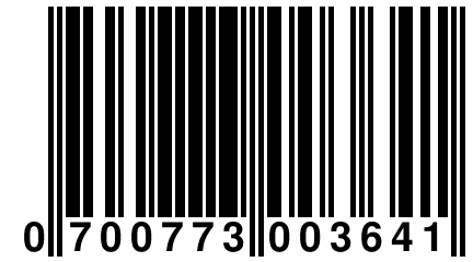 0 700773 003641