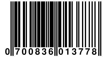 0 700836 013778