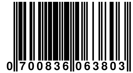 0 700836 063803