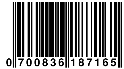 0 700836 187165