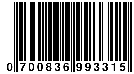 0 700836 993315