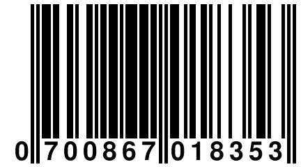 0 700867 018353