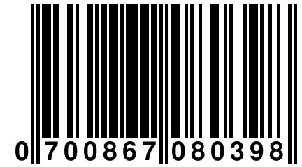 0 700867 080398