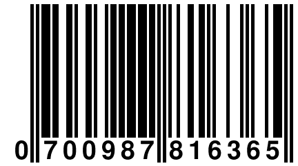 0 700987 816365