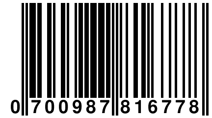 0 700987 816778