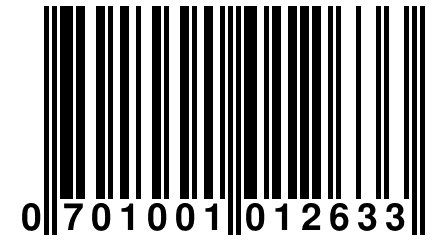 0 701001 012633