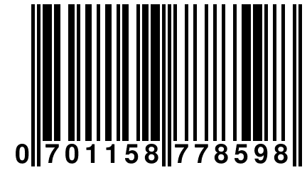 0 701158 778598