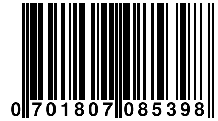 0 701807 085398