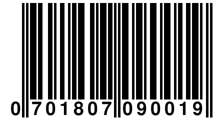 0 701807 090019