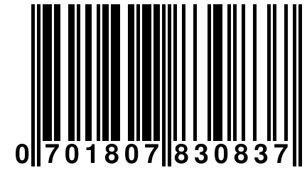 0 701807 830837