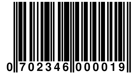 0 702346 000019