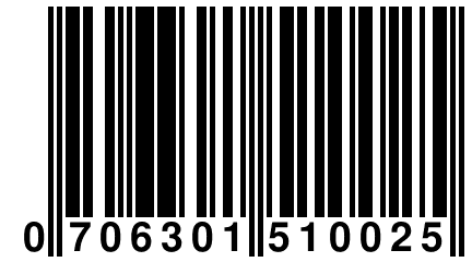 0 706301 510025