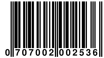 0 707002 002536