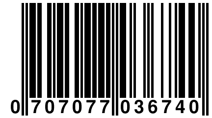 0 707077 036740