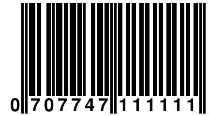 0 707747 111111