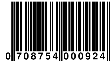 0 708754 000924