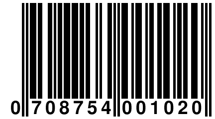 0 708754 001020