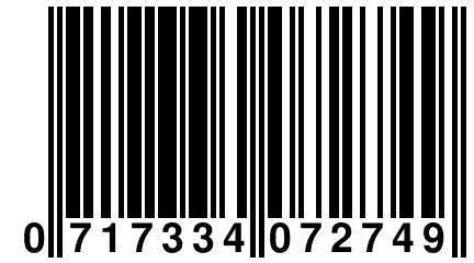 0 717334 072749