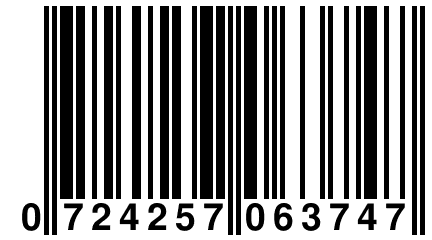 0 724257 063747