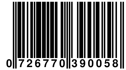 0 726770 390058