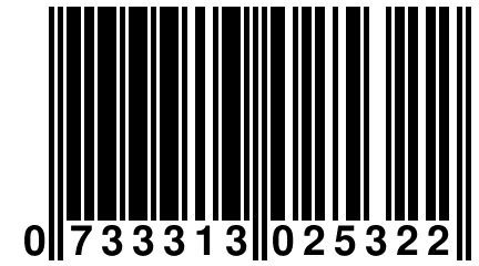 0 733313 025322