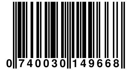 0 740030 149668