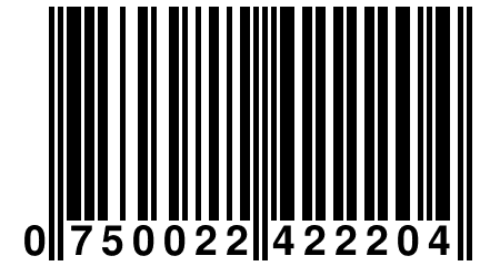 0 750022 422204