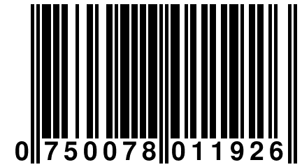 0 750078 011926