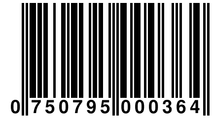 0 750795 000364