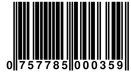 0 757785 000359