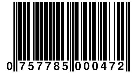 0 757785 000472