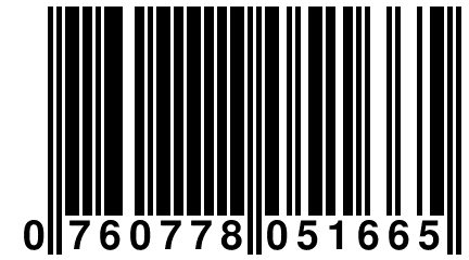 0 760778 051665