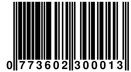 0 773602 300013