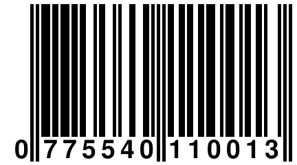 0 775540 110013