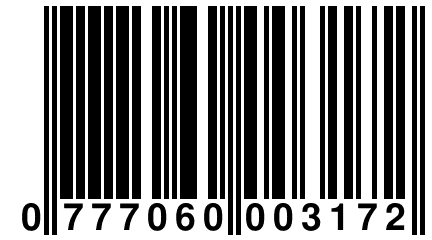 0 777060 003172