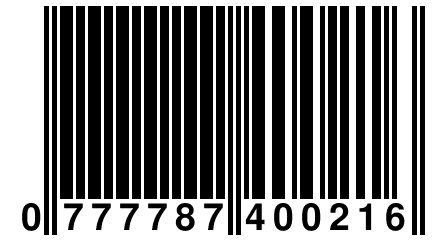 0 777787 400216