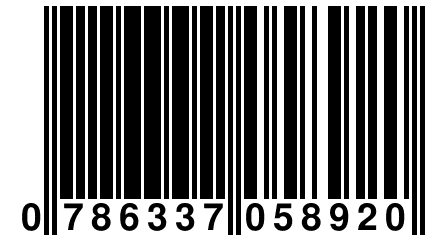 0 786337 058920