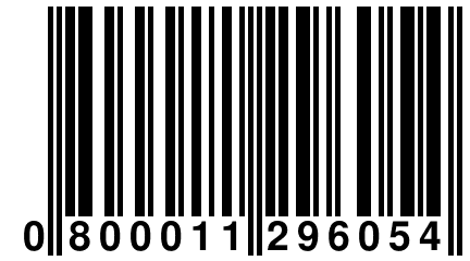 0 800011 296054