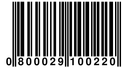 0 800029 100220