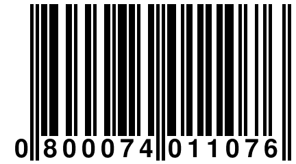 0 800074 011076