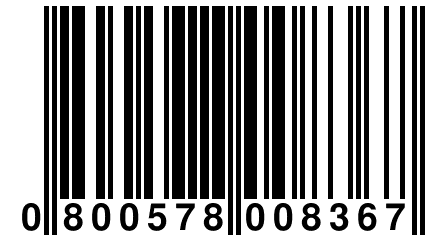 0 800578 008367