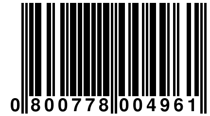 0 800778 004961