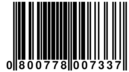 0 800778 007337