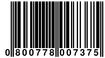 0 800778 007375