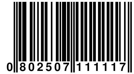 0 802507 111117