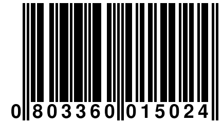 0 803360 015024